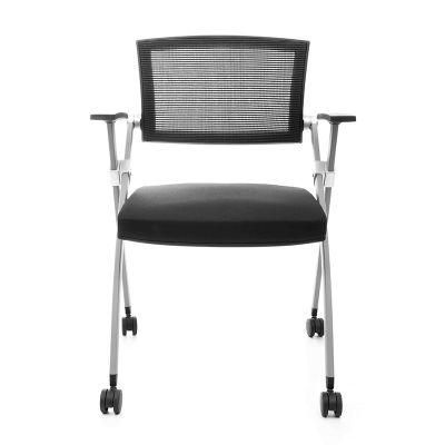 Folding Training Mesh Modern Office Chair with Caster