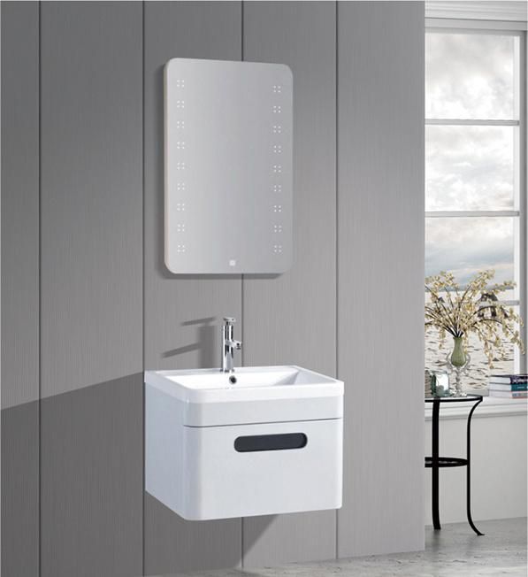 Full PVC Faced High Gloss Wooden Bathroom Vanity Bathroom Cabinet