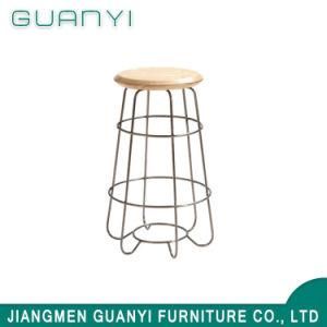 2019 Modern Wooden Furniture Metal Cafa Stool