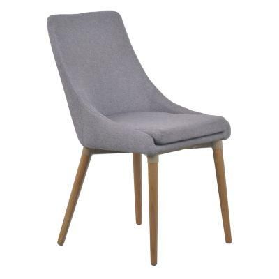 Fabric Seat Nodric Ash Solid Wood Legs Kitchen Dining Room Chair