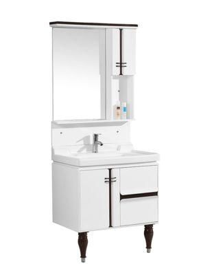 2022 New Design LED Backlit Mirrored Cabinets and Marble Bathroom Vanity Vanity Cabinet