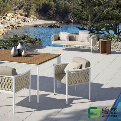 Hot Sale Hotel Furniture Living Room Dining Set Modern Outdoor Rattan Chair Patio Wicker Dining Chair Garden Set Table and Chair