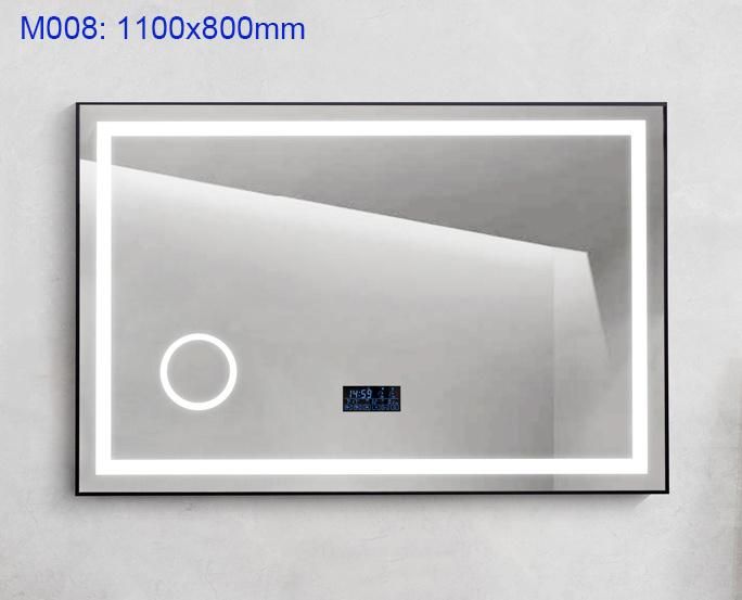 Woma North American Hot Selling UL Certified Bathroom LED Smart Mirror with SS304 Frame (M018)
