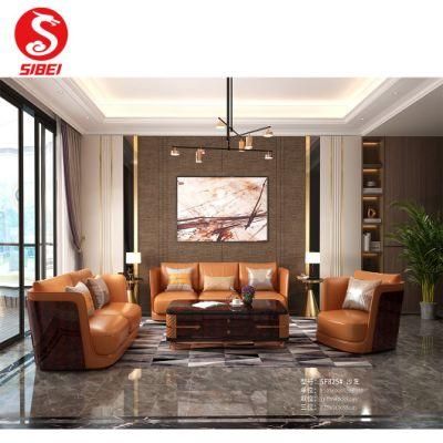 2021 Chinese Wholesale New Arrival Modern Home Furniture Leisure Leather Sofa