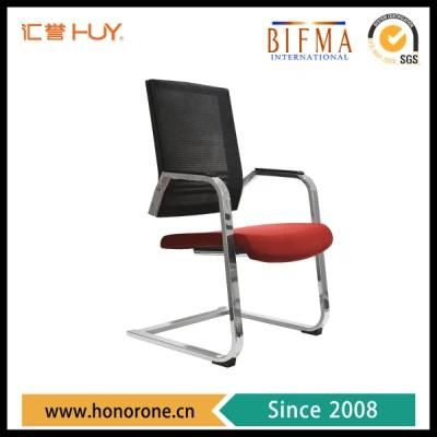 Californian Fireproof High-Density Molded Form Chrome Frame Office Chair