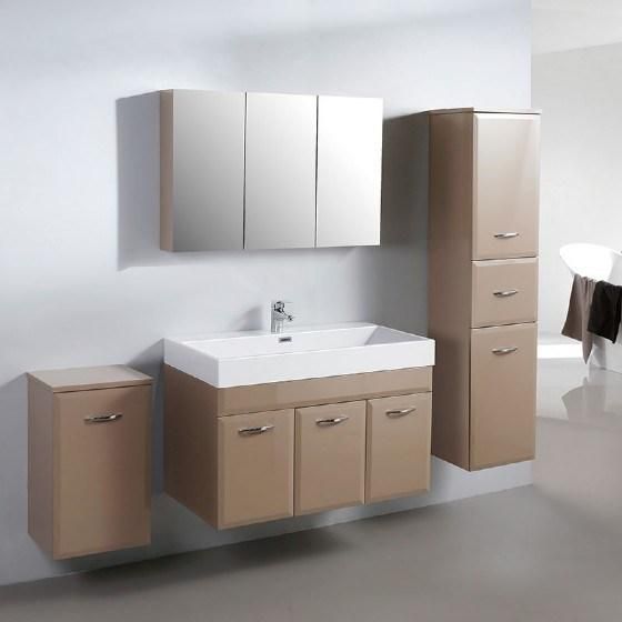 China Factory Wholesale Simple and Luxury Plywood Bathroom Vanity with Mirror