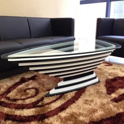 Modern Simple Design Black Coffee Table Dining Table Set