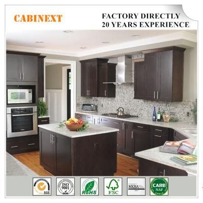 Plywood Customized Fitted Kitchen Dark Cabinet Designer Custom Cabinets Hot