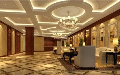Chinese Modern Wooden Luxury Hotel Lobby / Corridor Furniture