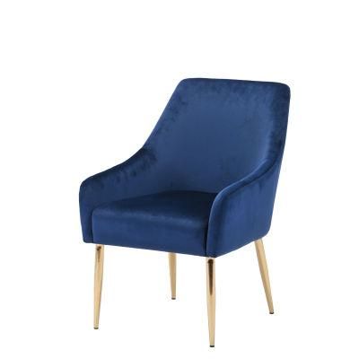 Modern Design Nordic Style Furniture Living Room Velvet Armchair Cafe Sofa Chair