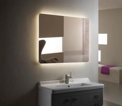 UL ETL Ce Frameless Custom Decorative Hotel Salon Bath Bathroom Vanity Wall Electric Backlit Illuminated Lighted LED Mirror