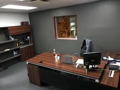 Modern E1 MFC Wooden Manager Office Desk for Sale
