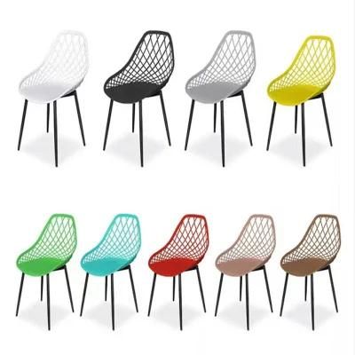 Morden Minimalist Style Balcony Plastic Chair for Outdoor Indoor Dining Room