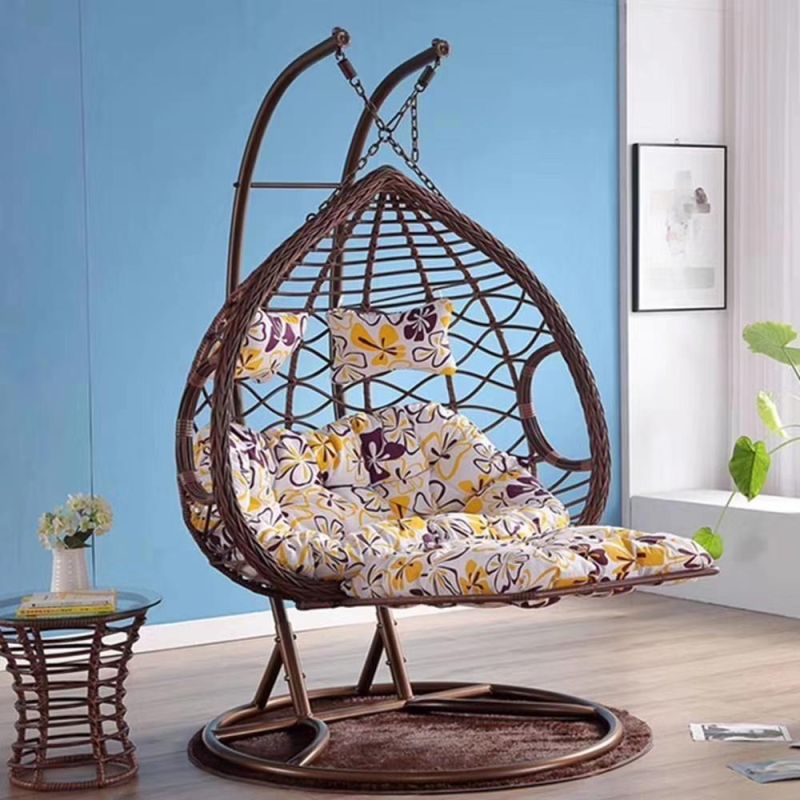 Modern Rattan Furniture Garden Outdoor Hanging Seat Egg Wicker Armchair