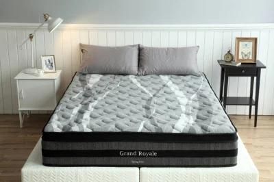 Eb15-1 Hot Sale Euro Top Pocket Spring King Size Mattress with Modern and Simple Design.