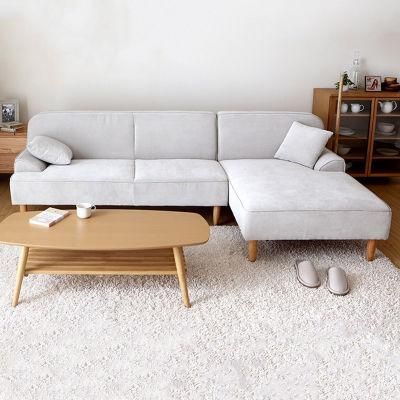Modern L Shaped Sofa Living Room Chaise Lounge Sofa for Apartment / Flat
