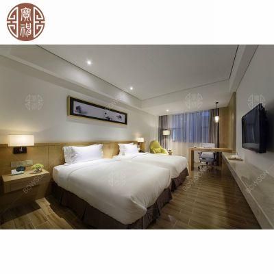 Natural Wood Color with Lacquer Surface for Hotel Bedroom Furniture