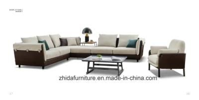 High Back PU /Fabric Living Room Sofa Sets