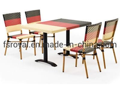 Modern Outdoor Restaurant Furniture Dining Table and Chair Set