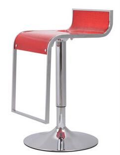 Modern Swivel Chrome Bar Chair with Acrylic Bar Seat