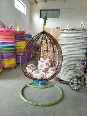 Wholesale Modern Hotel Garden Leisure Chair Home Rattan Baby Bouncers Garden Wicker Relax Swing Hanging Chair