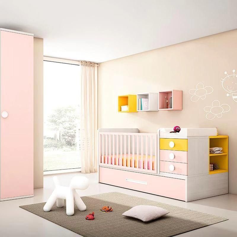 Modern Safety Design Baby Furniture Products Set Multifunctional Baby Crib