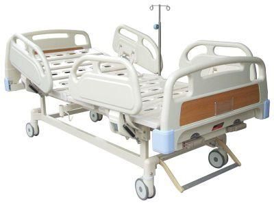 Top Sale CE Approved Two Functions Manual Hospital Bed