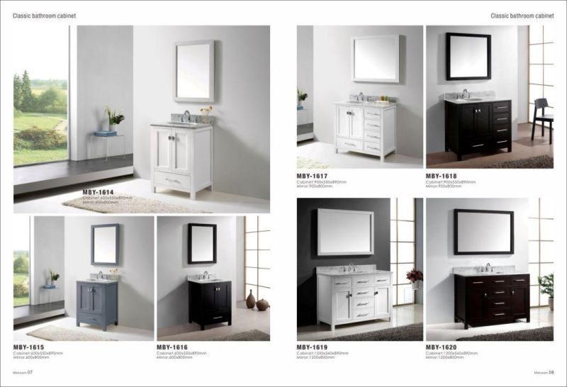Light Luxury Intelligent Nordic Bathroom Cabinet Solid Wood American Style