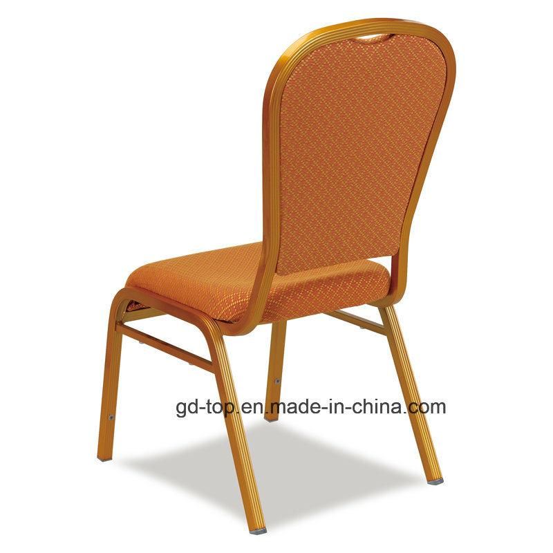 Top Furniture Foshan Factory Metal Curve Seat Banquet Chair