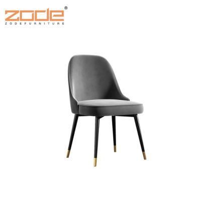 Zode MID-Century Grey Fabric Upholstered Slope Leg Dining Chair