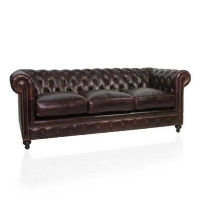 Luxury High-End Customize Furniture European Italian Sofa Geniun Leather Sofa
