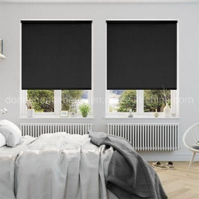 Blackout Fabric Roller Window Blinds for Indoor Room Sun Shading