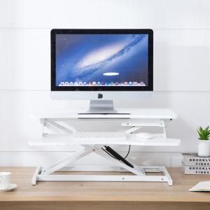 Modern Family Desk with Adjustable Lifting. Computer Desk. with Keyboard