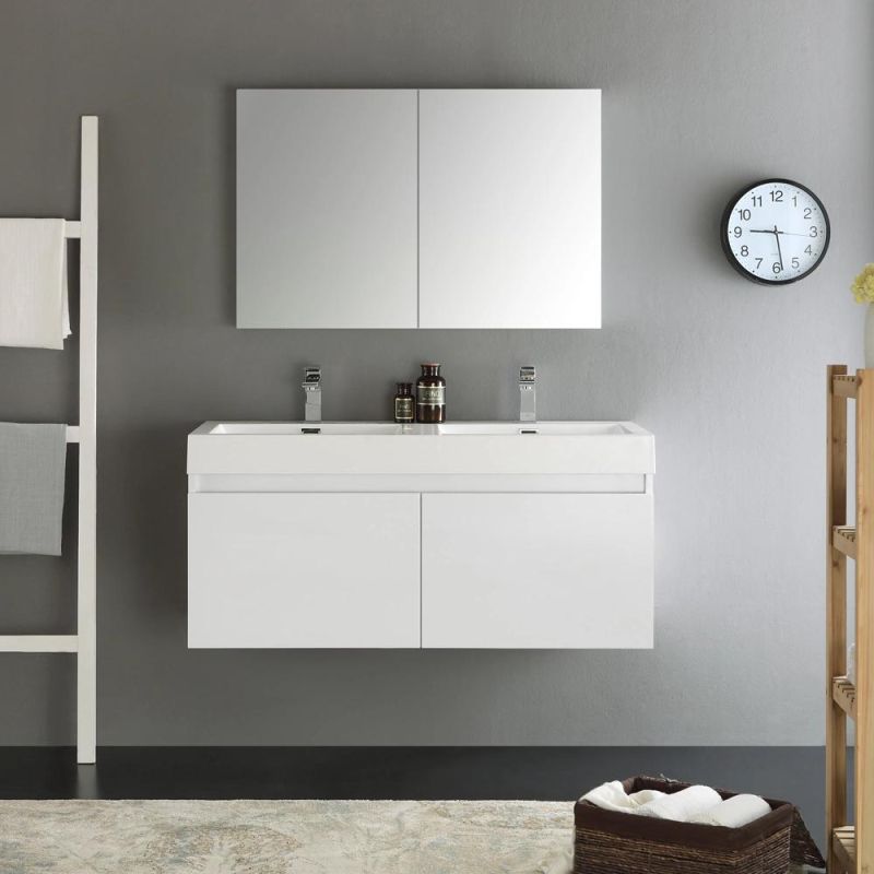 Factory Wholesale Modern Bathroom Furniture Sanitary Ware Cabinet Wall Mounted Bathroom Vanity