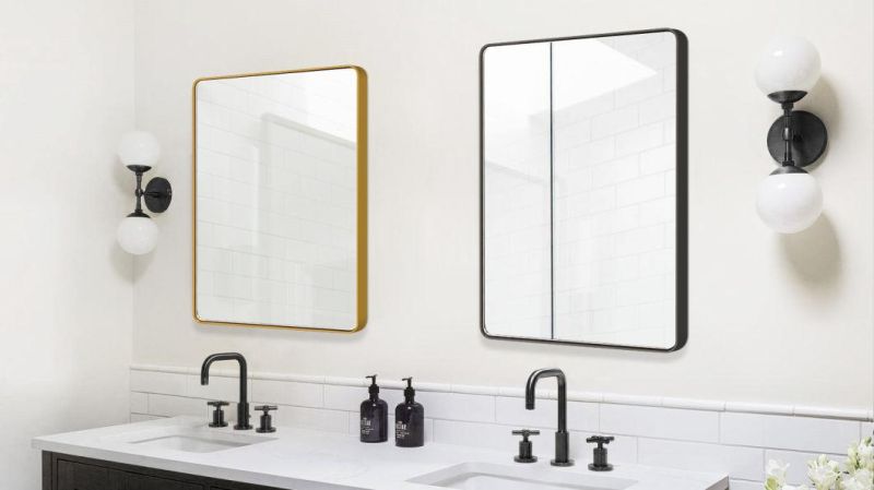 Wall Mounted Rectangular Bathroom Mirror
