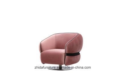Modern Fabric Design Steel Frame Chair
