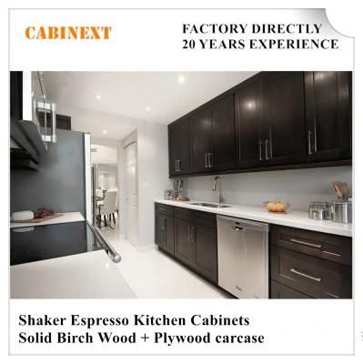 Manufacturer Customized Kitchen Cupboard Grey and White Kitchens New Cabinets