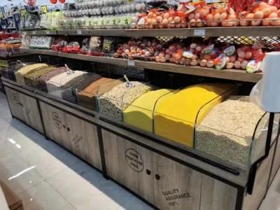 Supermarket Dry Goods Racks, Modern Display Shelves