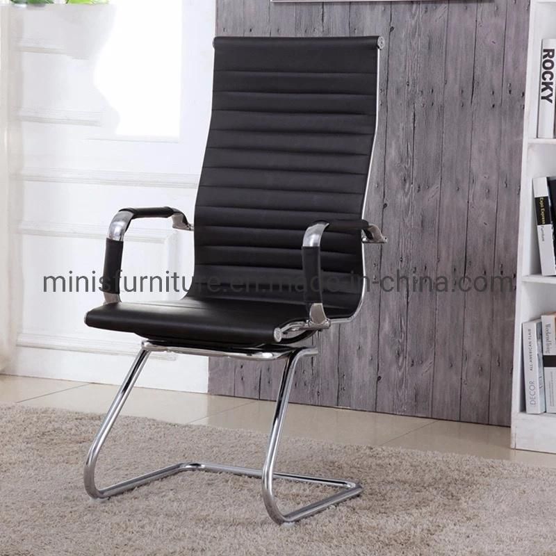 (MN-OC288) White Leather High Back Visitor Non-Movable Meeting Chair Furniture