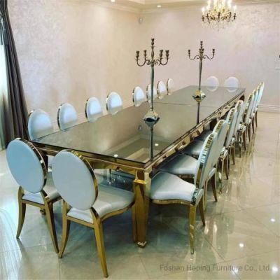 Modern Restaurant Banquet Hotel Indoor Outdoor Metal Velvet Party Diningtable Wedding Chair Stainless Steel Dining Chair for Wholesale