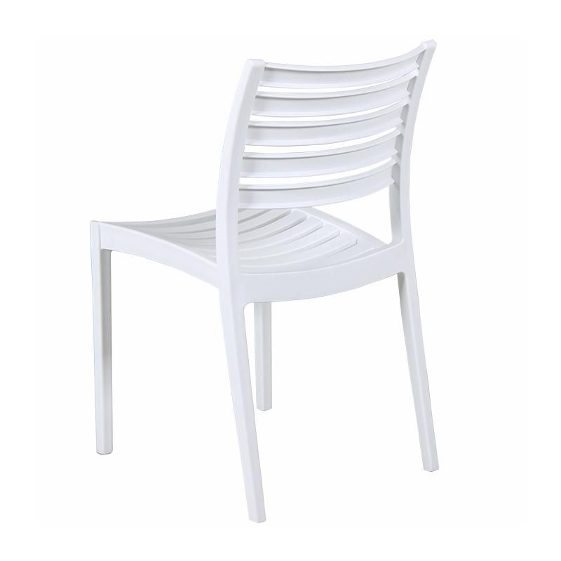 Wholesale Outdoor Furniture Modern Style Garden Furniture Joplin Plastic Chair Eco-Friendly PP Armless Dining Chair