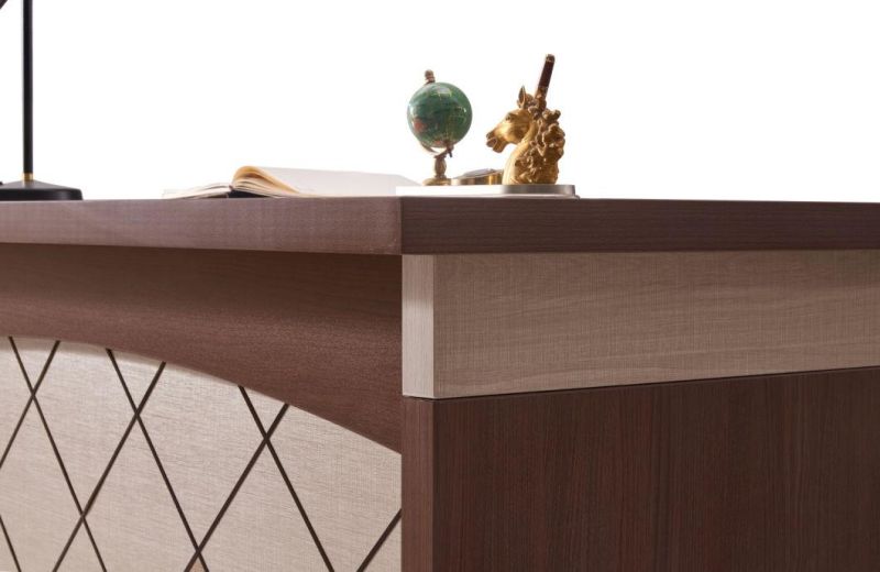 Luxury Modern Design L Shaped Wooden Executive Office Table