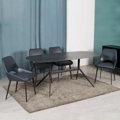 2021 Custom Slate Ceramic Coffee Table Modern Luxury Rustic Space Saver Dining Table