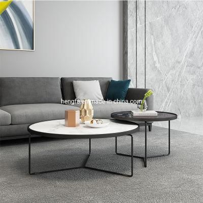 Modern Living Room Furniture Home Marble/MFC Top Coffee Table