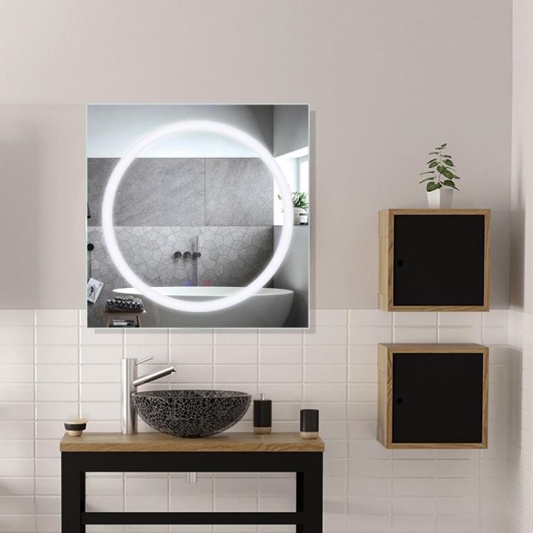 IP44 Waterproof Copper Free Silver Anti-Fog LED Bathroom Mirror