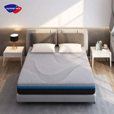 China Wholesale Rolled Single Queen Full King Size High Density Cooling Gel Memory Rebonded Foam Mattress