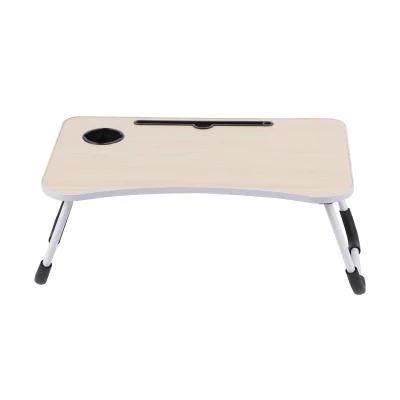 Folding Bed Table Wooden Computer Laptop Table