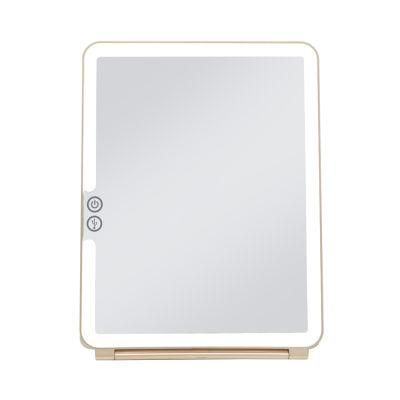 Super Slim Foldable LED Products USB Rechargeable LED Make up Mirror with Touch Sensor