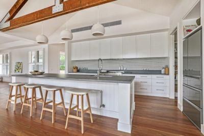 Australia Design Traditional Open Plan Kitchen MDF White Shaker Kitchen Cabinets