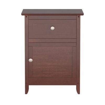 Wood Eugene Accent Table, Walnut